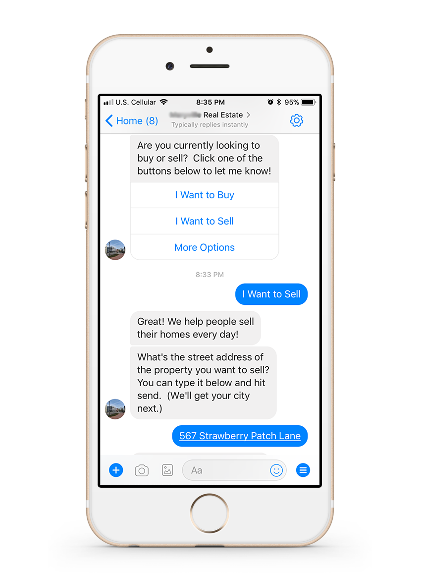 Real Estate Chatbot Example